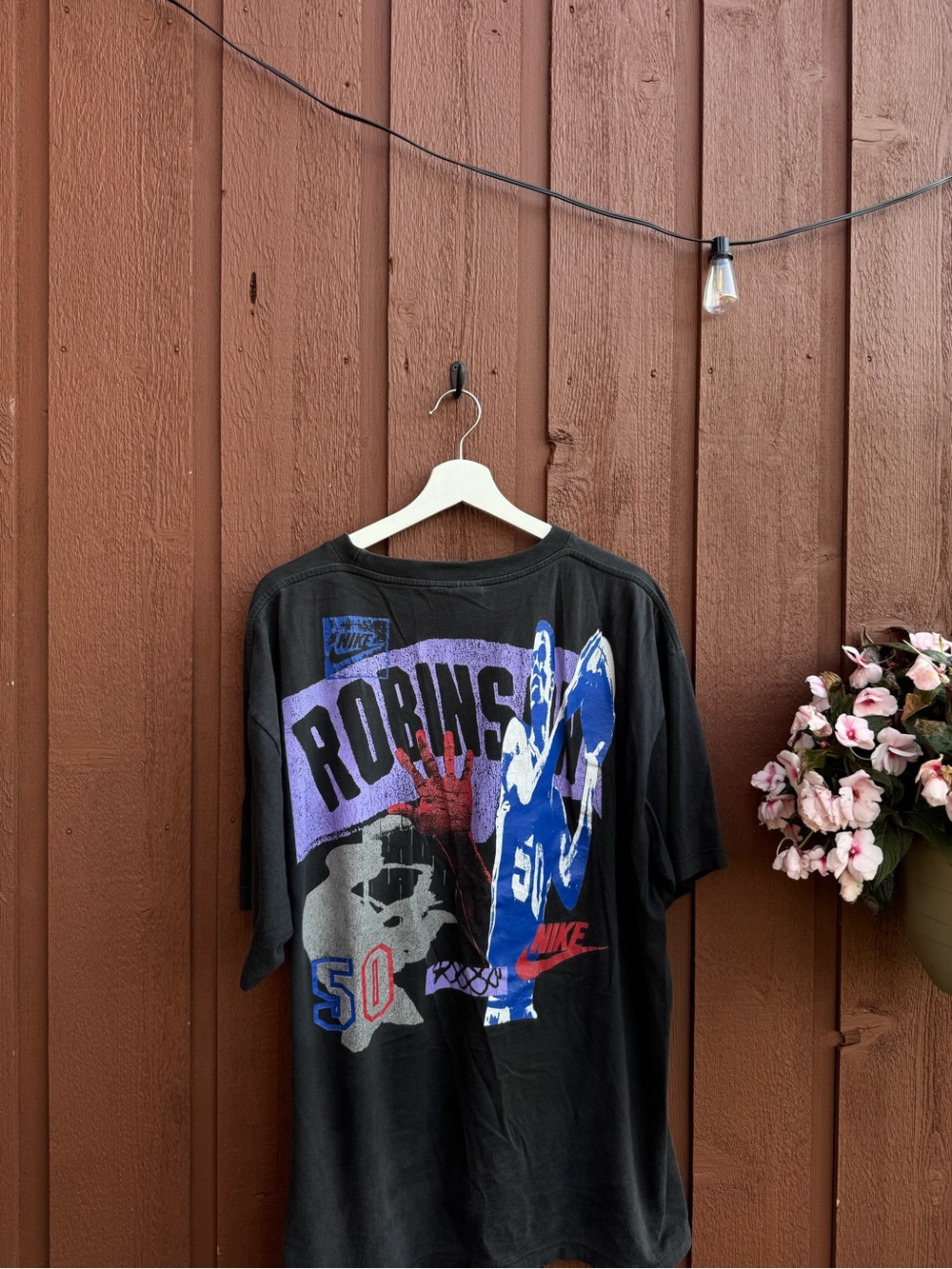 Vintage Nike Dennis Rodman Graphic T-Shirt Black